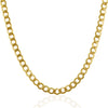 5.3mm 14k Yellow Gold Curb Chain